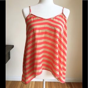 Beautiful Bebe asymmetrical hem tank top!